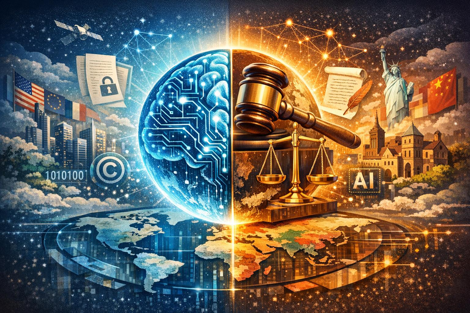 Analyzing Jurisdictional Disparities in AI Content Ownership and Rights