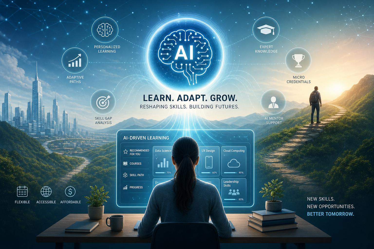 Leveraging AI-Driven Learning Platforms for Efficient Reskilling