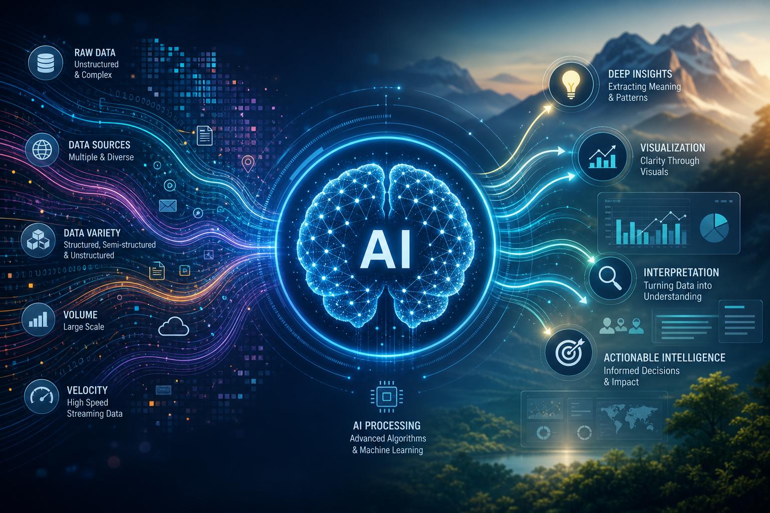 Leveraging AI for In-Depth Data Explanation and Interpretation