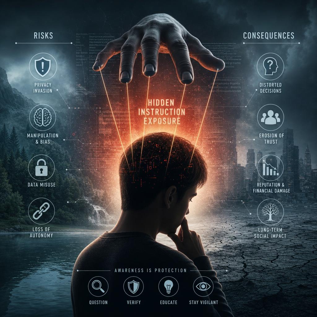 Identifying the risks and Consequences of Hidden Instruction Exposure