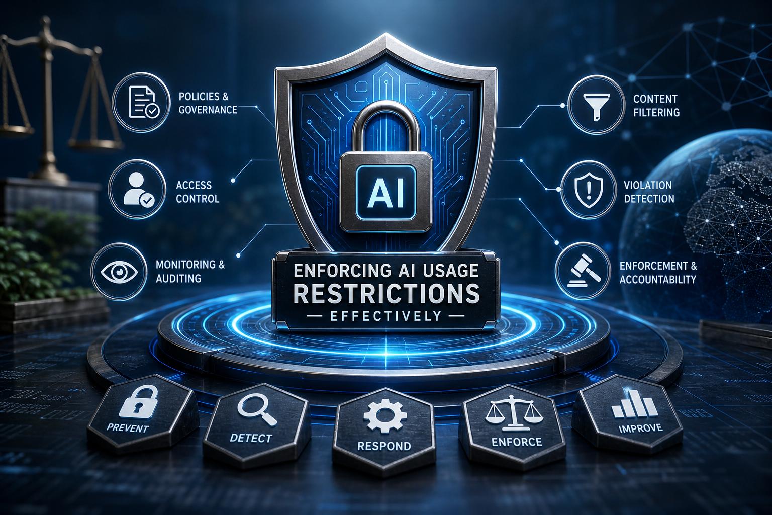 Mechanisms for Enforcing AI Usage Restrictions Effectively
