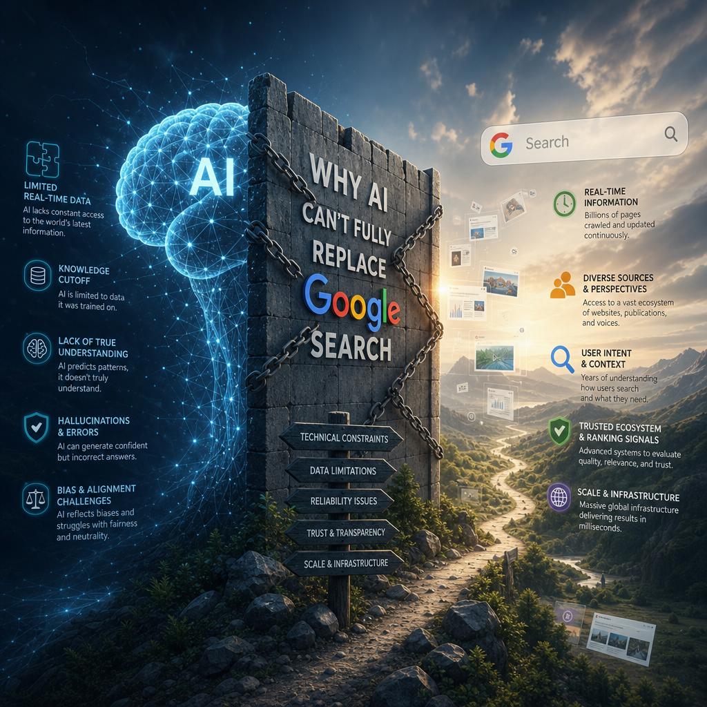 Analyzing the Technical Constraints That Prevent AI from Fully Replacing Google Search