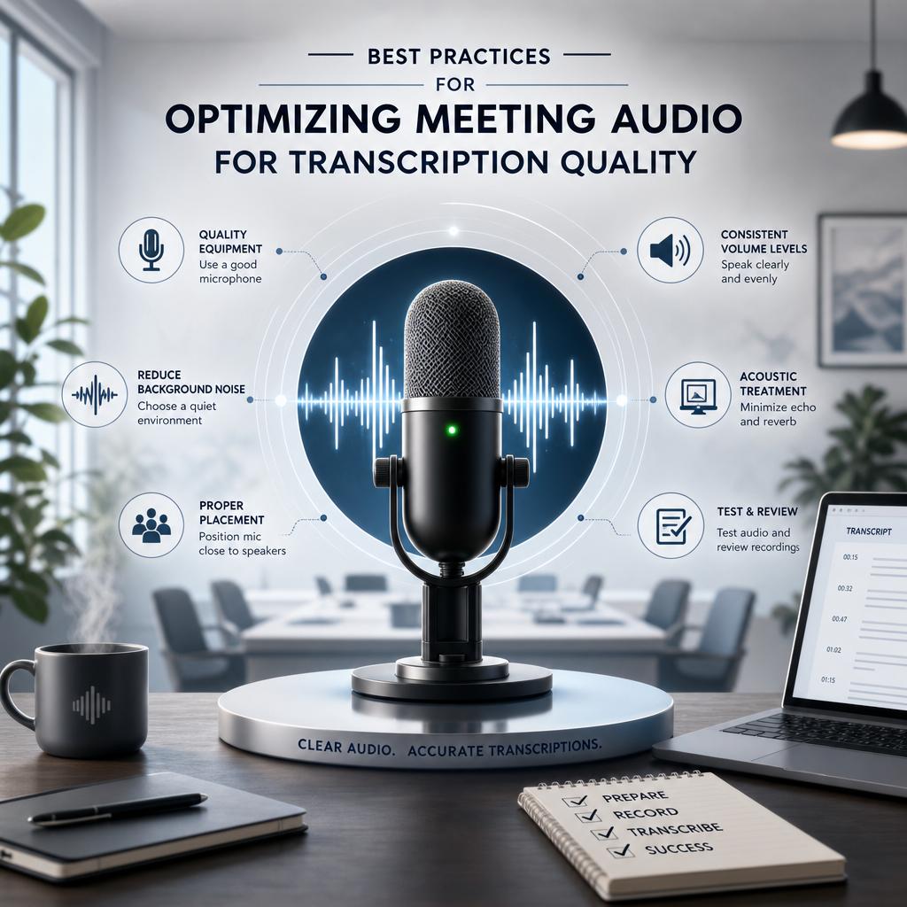 Best Practices for Optimizing Meeting Audio for Transcription Quality