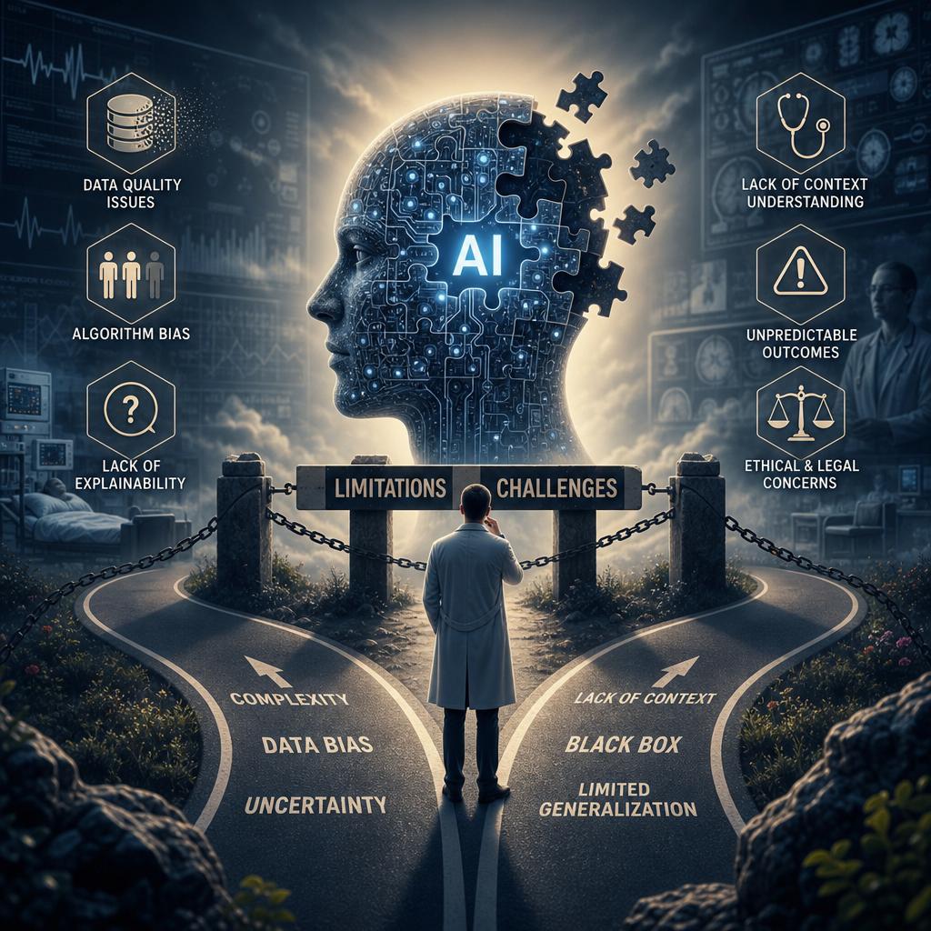 Limitations and Challenges of AI in Clinical Decision Making