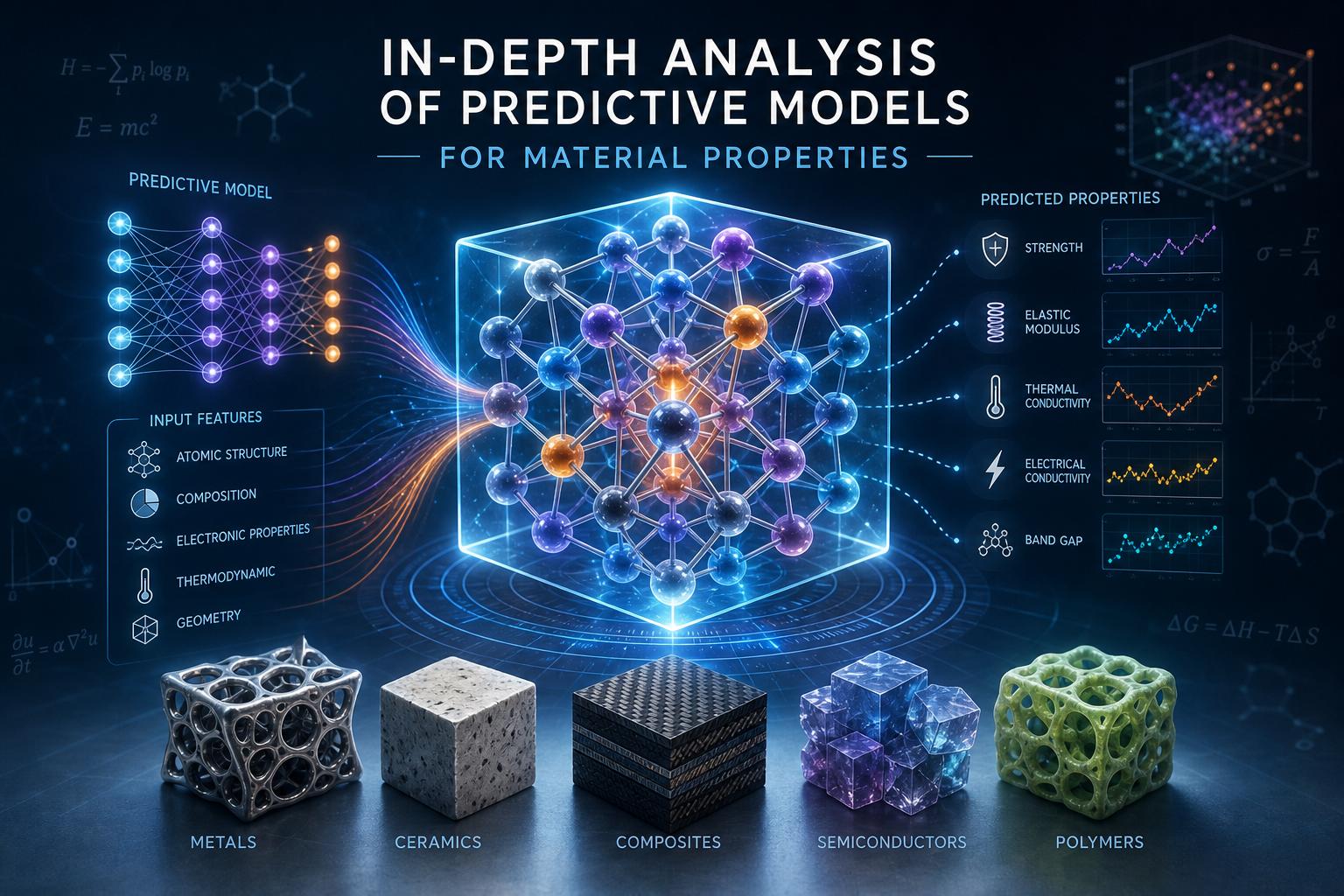 In-Depth Analysis of Predictive Models for Material Properties
