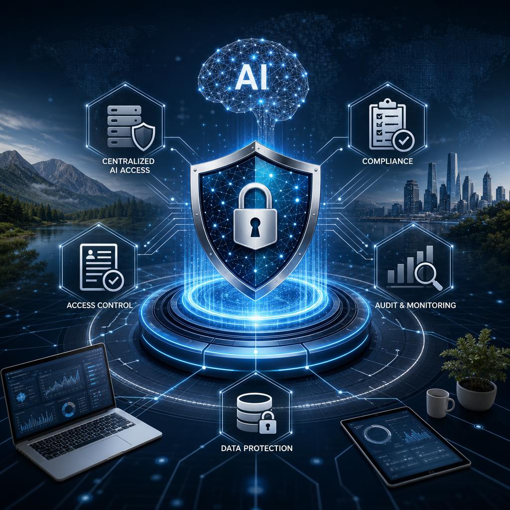 Enhancing Data Security and Compliance through Centralized AI Access