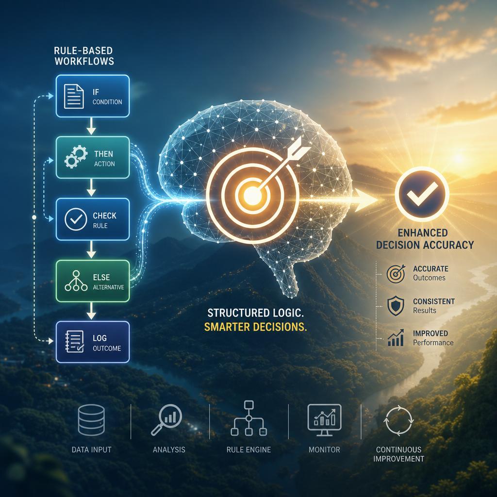 Leveraging Rule-Based Workflows for Enhanced Decision Accuracy