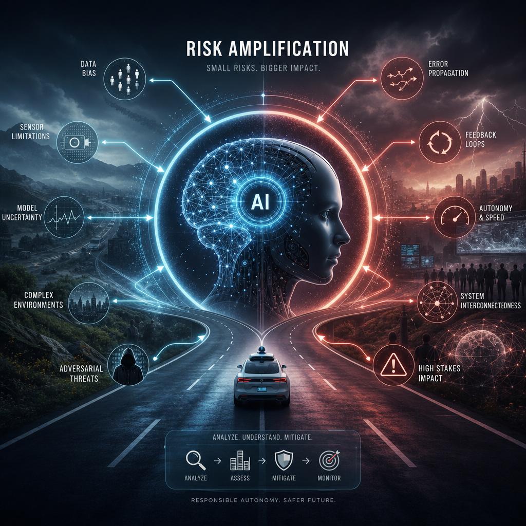 Analyzing Risk Amplification Factors in Autonomous AI Decision-Making