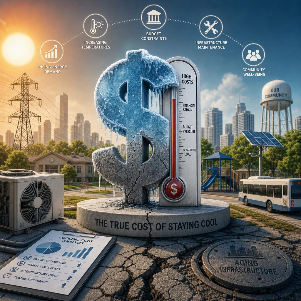 Assessing the Economic Burden of Cooling Costs on Community Infrastructure
