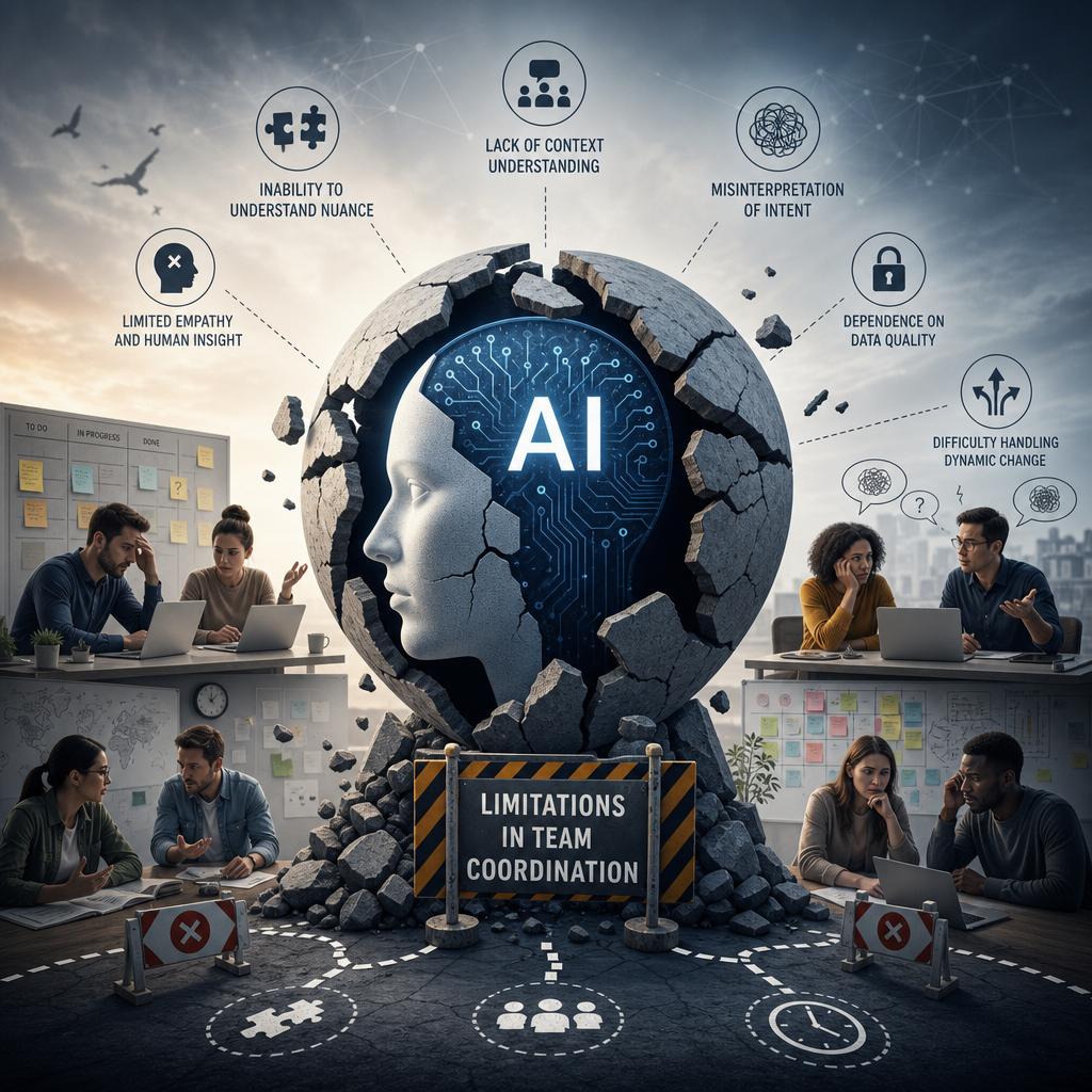 Limitations of AI in Enhancing Team Coordination