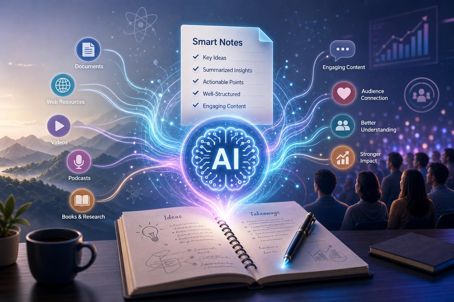 - Leveraging AI for Effective Note Generation and Audience Engagement