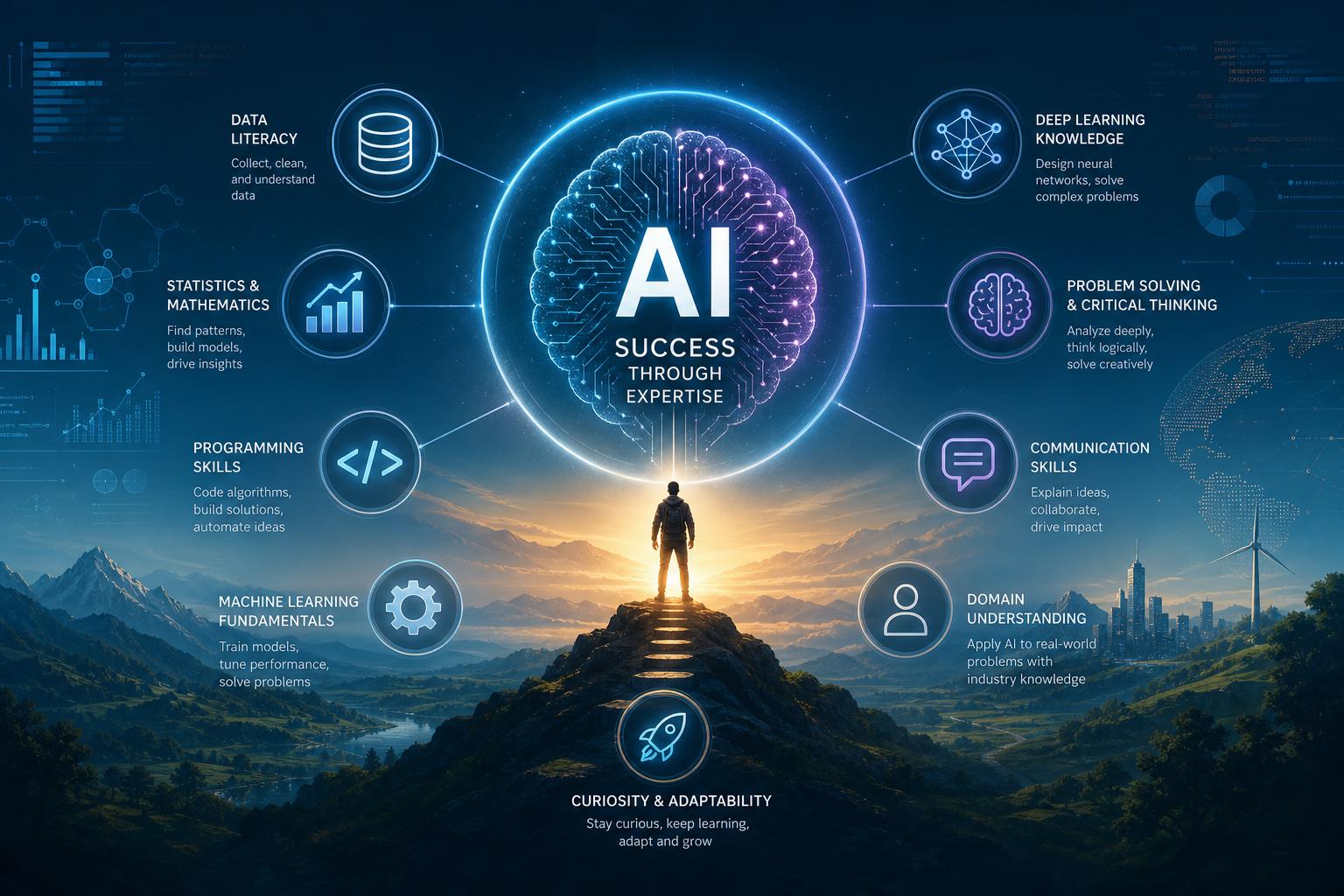 Key domain skills that drive success in artificial intelligence roles