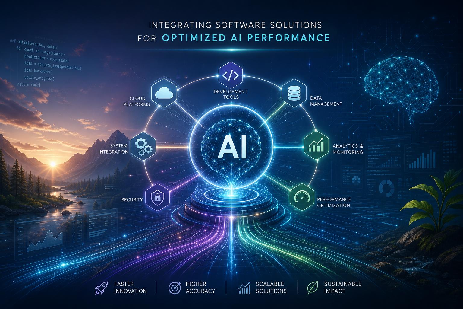 Integrating Software solutions for Optimized AI Performance