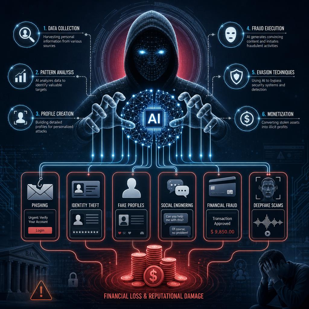 Detailed Mechanisms Behind AI-Driven Fraudulent Activities