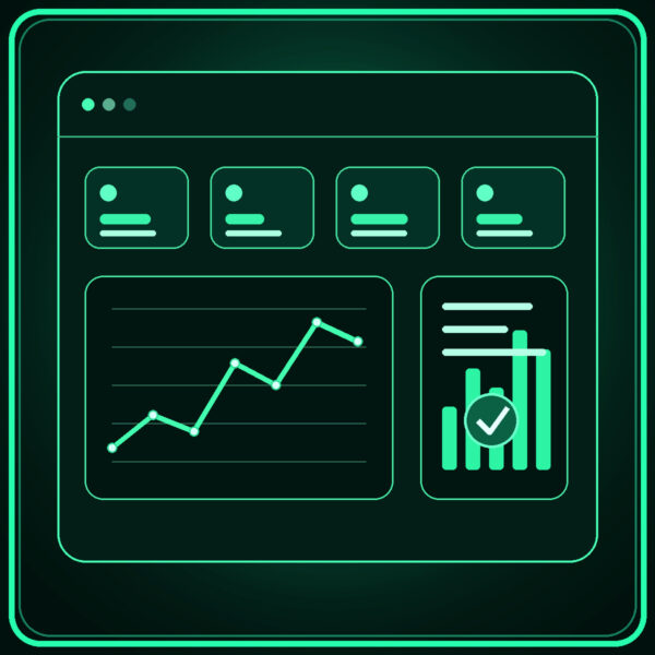 Emerald Data Analysis and Executive Insight Studio analytics illustration