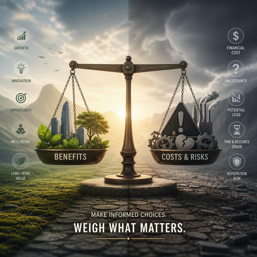 Evaluating the Tangible Benefits Against Potential Costs and Risks