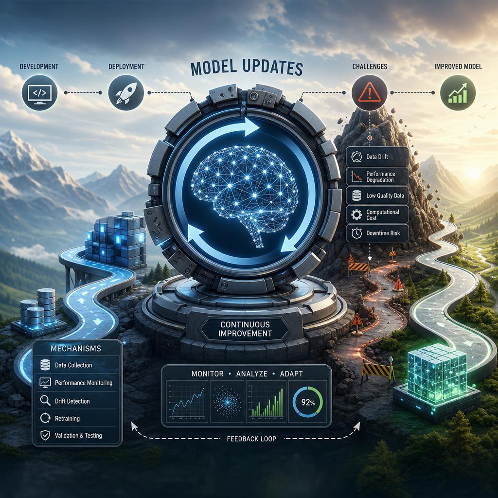 Mechanisms and Challenges of Model Updates After Deployment