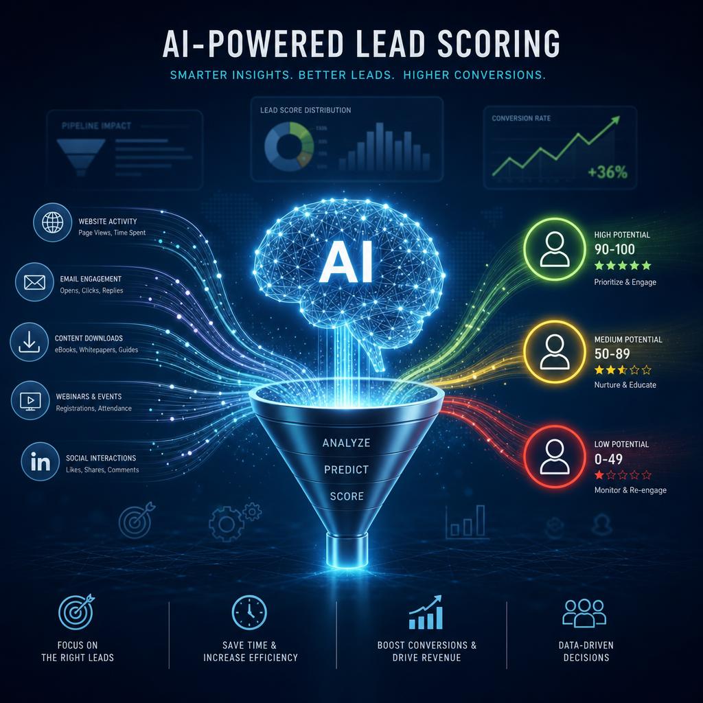 Leveraging AI for Advanced Lead Scoring to Maximize Sales Efficiency
