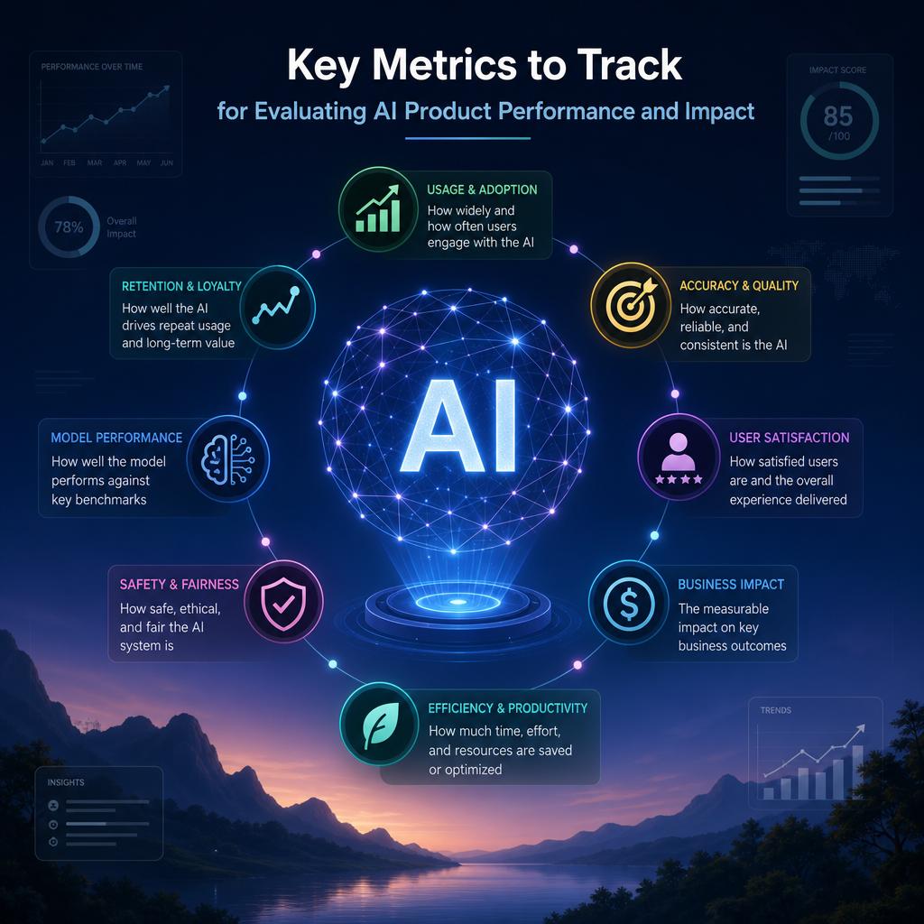 Key Metrics to Track for Evaluating AI Product Performance and Impact