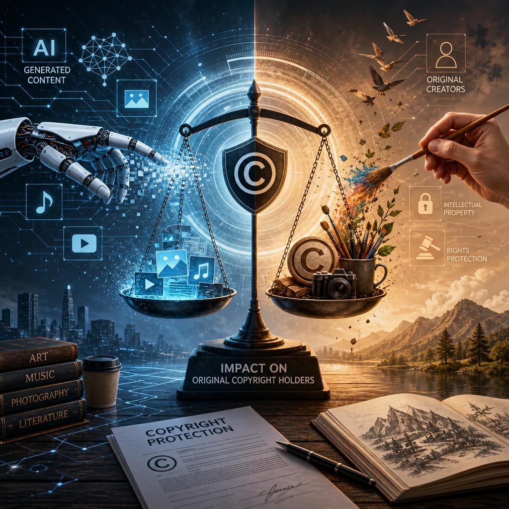 - Analyzing the Impact of AI-Generated Content on Original Copyright Holders