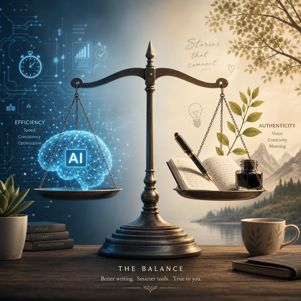 Balancing Efficiency and Authenticity in AI-Assisted writing