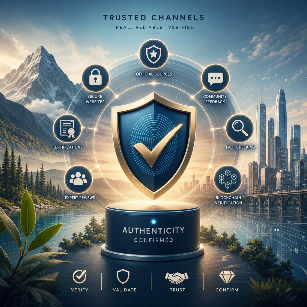 Leveraging Trusted Verification Channels for Authenticity Confirmation