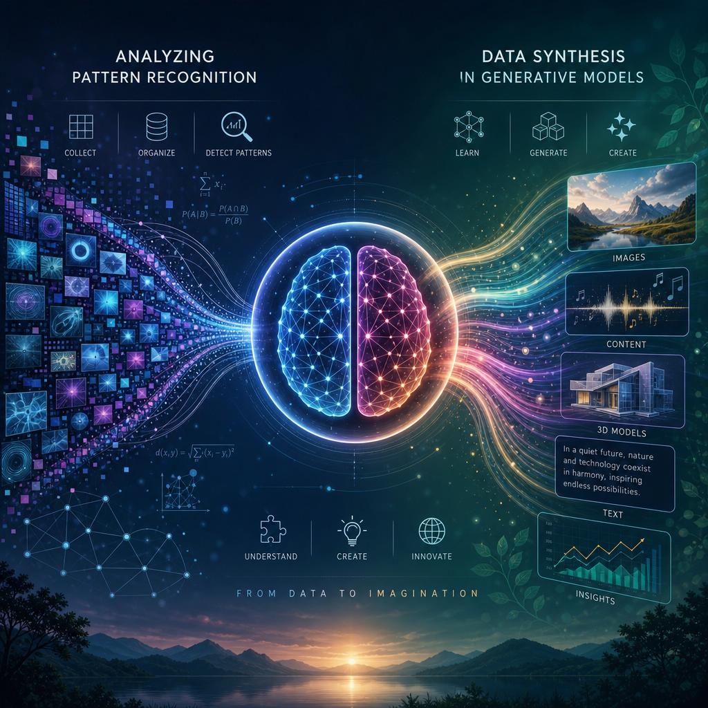 Analyzing Pattern Recognition and data Synthesis in Generative Models