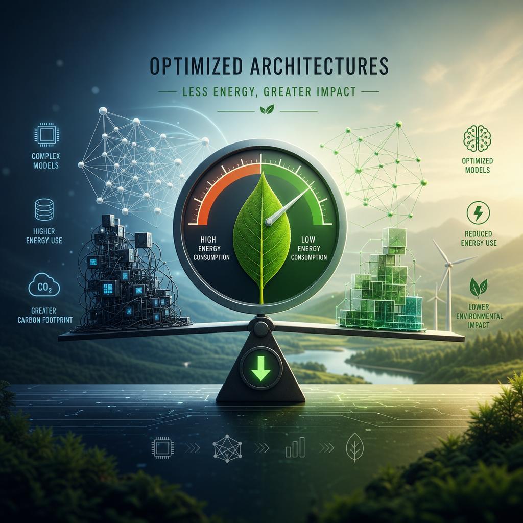 Energy Consumption Reduction through Optimized model architectures