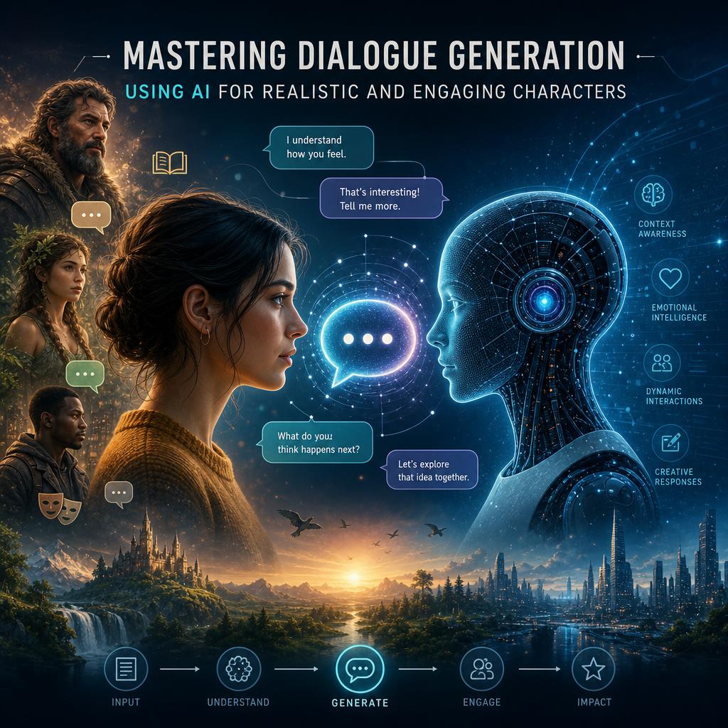 Mastering Dialogue Generation Using AI for Realistic and Engaging Characters