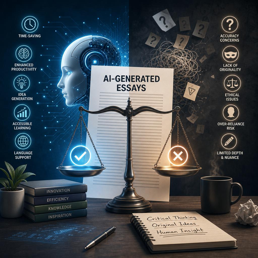 evaluating the Benefits and Drawbacks of AI-Generated Essays