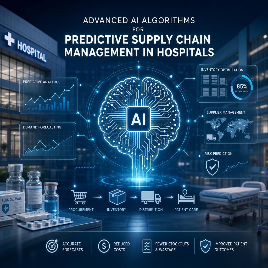 Advanced AI Algorithms for Predictive Supply Chain Management in Hospitals
