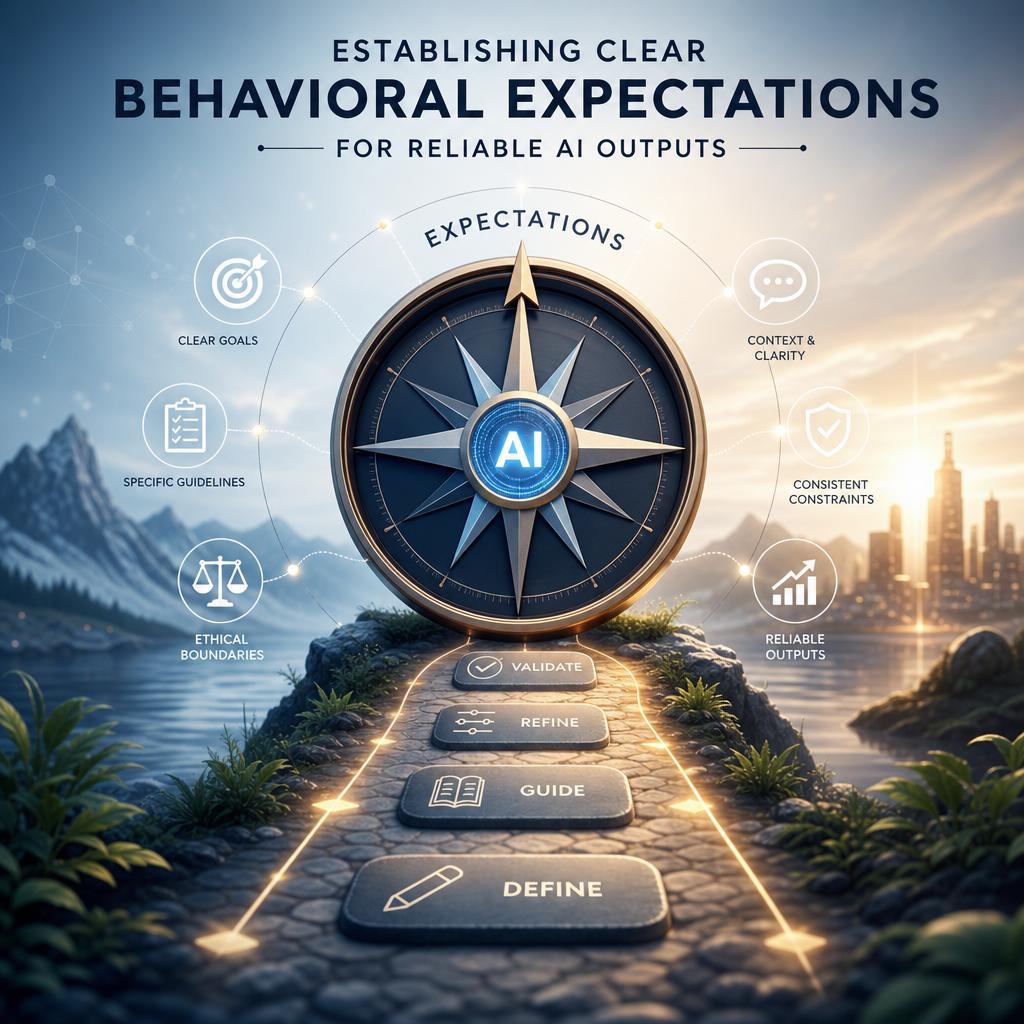 Establishing clear Behavioral Expectations for reliable AI Outputs
