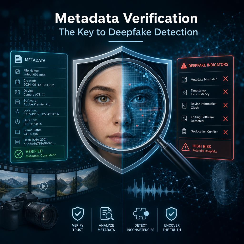 Understanding the Role of Metadata Verification in Deepfake Detection