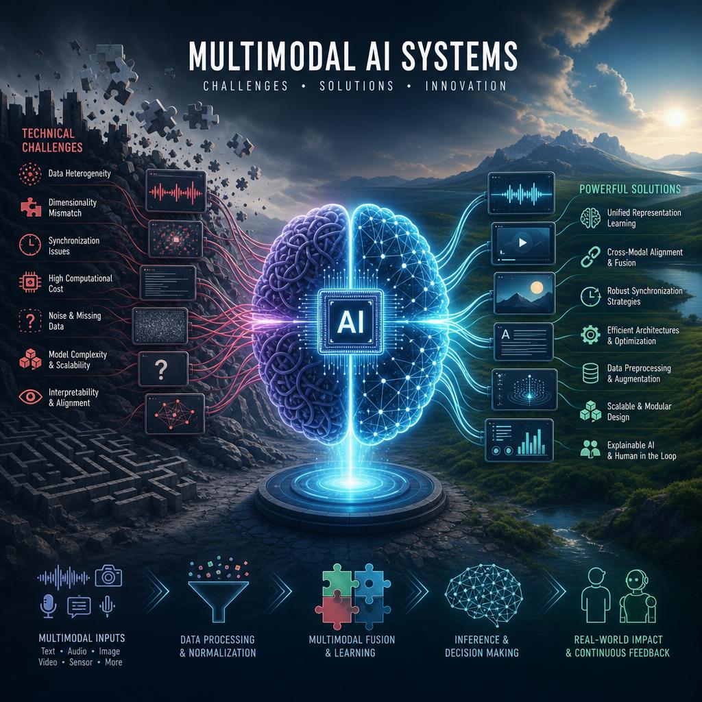Technical Challenges and Solutions in Multimodal AI Systems