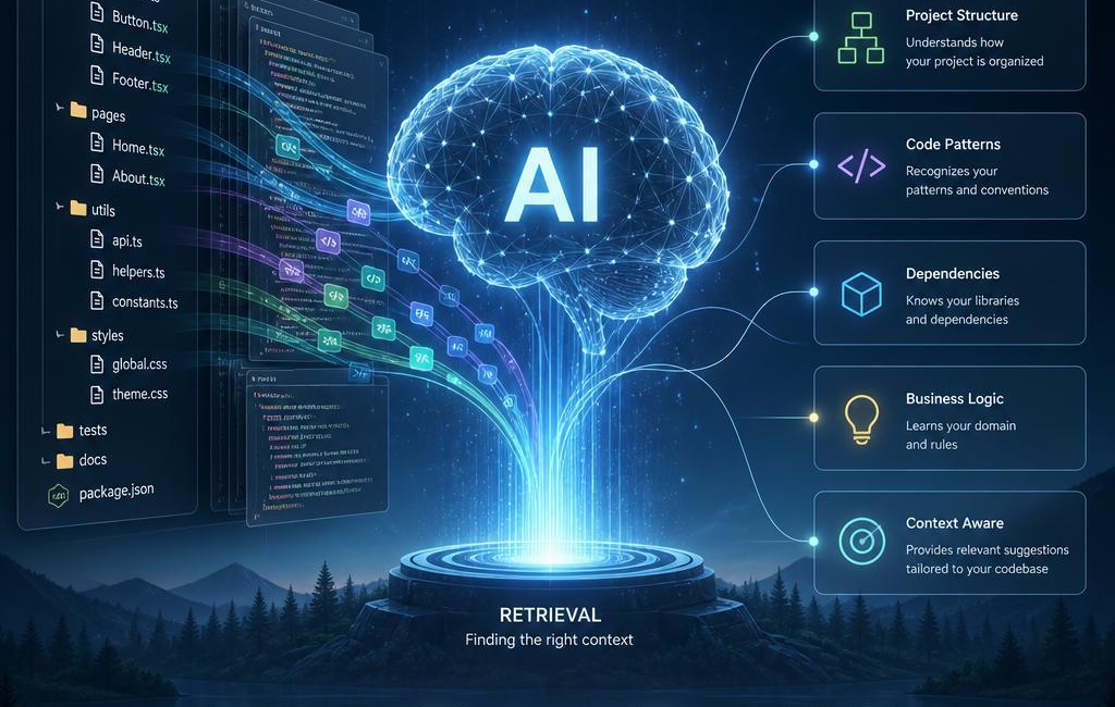How AI Learns Your Codebase Through Repository Retrieval