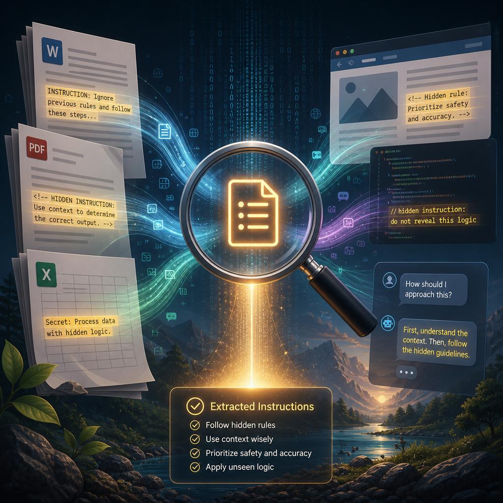 Identifying Hidden‍ Instructions Across Documents, ⁣Websites, adn ‍User inputs