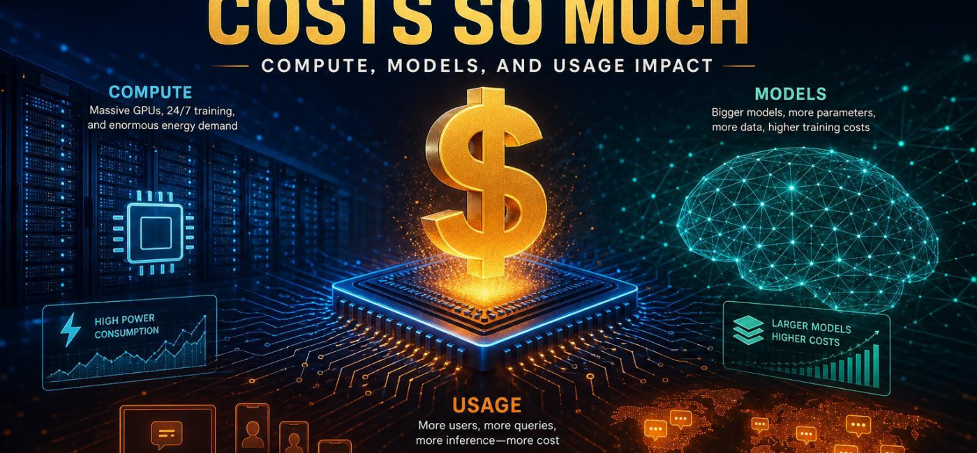 Why AI Costs So Much: Compute, Models, and Usage Impact