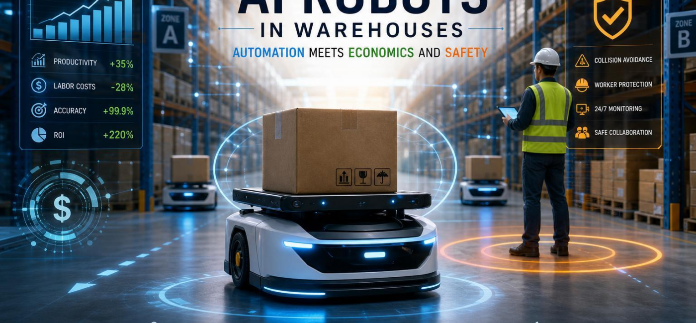 AI Robots in Warehouses: Automation Meets Economics and Safety