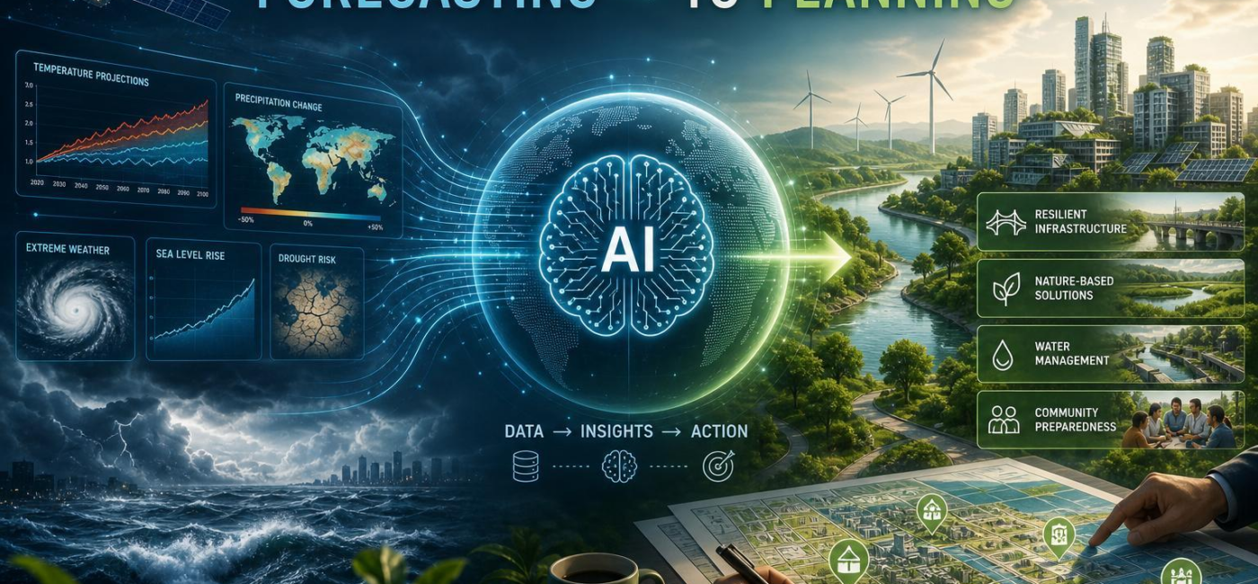 How AI Advances Climate Adaptation: Forecasting to Planning