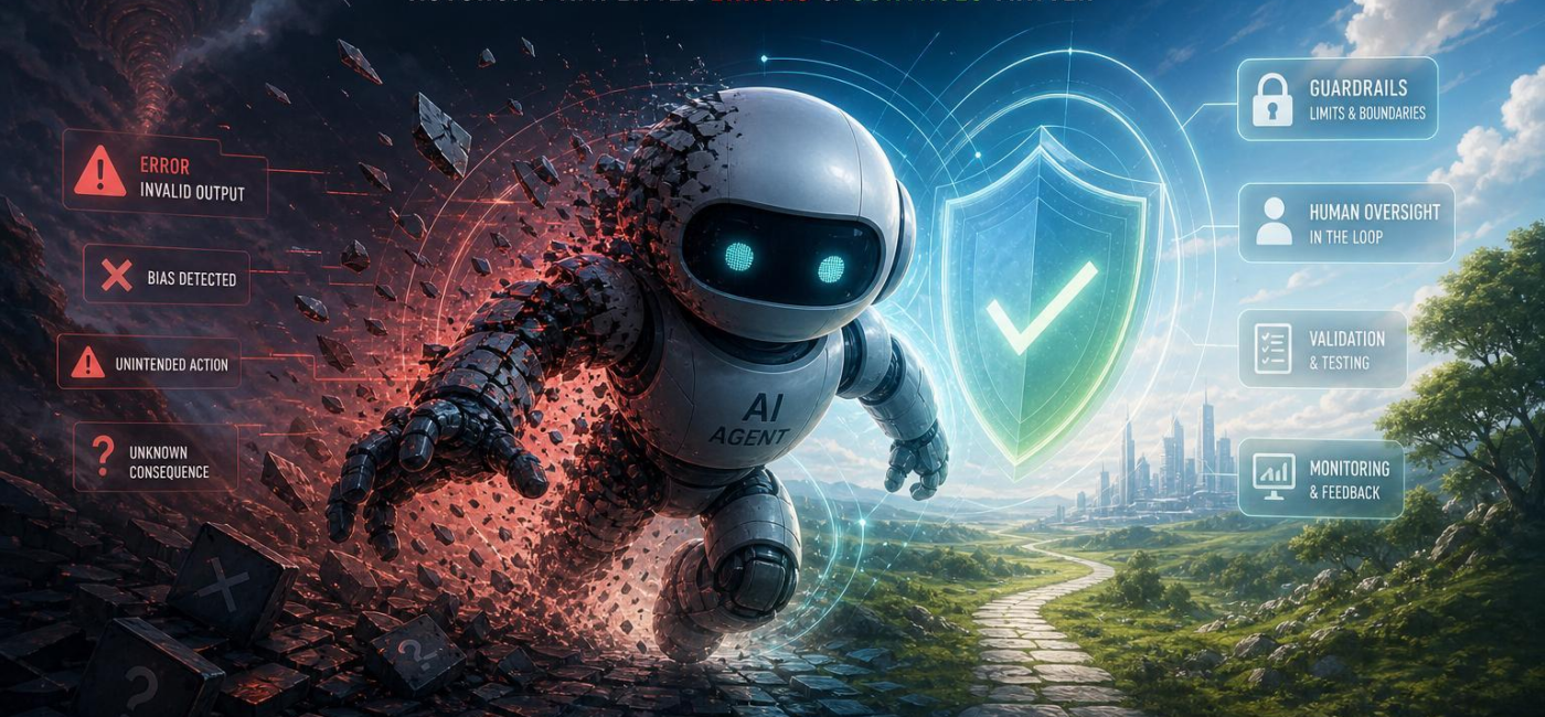 Can AI Agents Err? Autonomy Amplifies Errors & Controls Matter