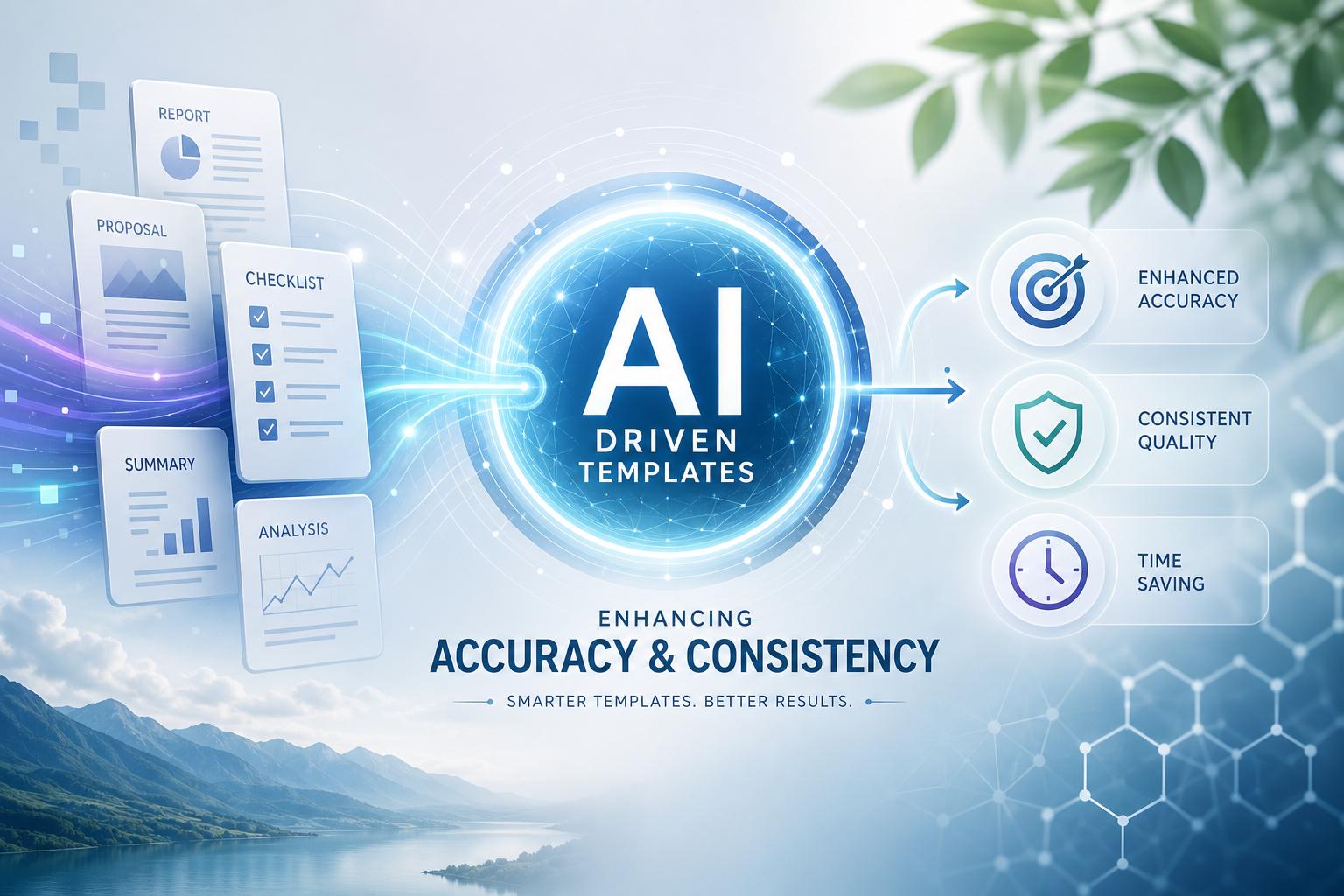 Enhancing Accuracy and Consistency Through AI-Driven Templates