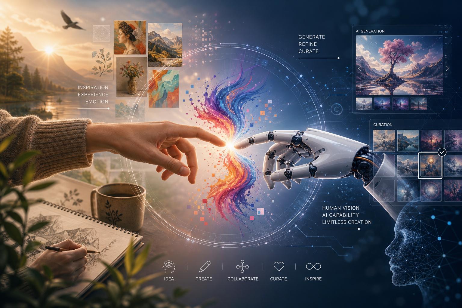 Examining the ‍Human element in AI Art Creation and Curation