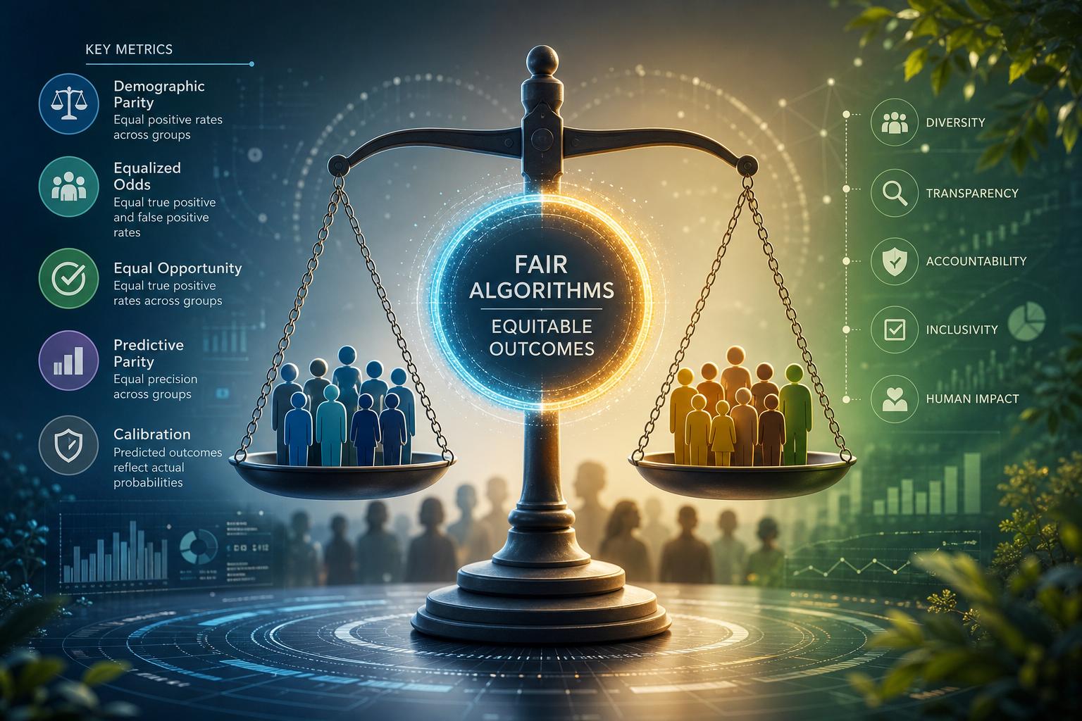 Key Metrics for Evaluating Fairness in Algorithmic Outcomes