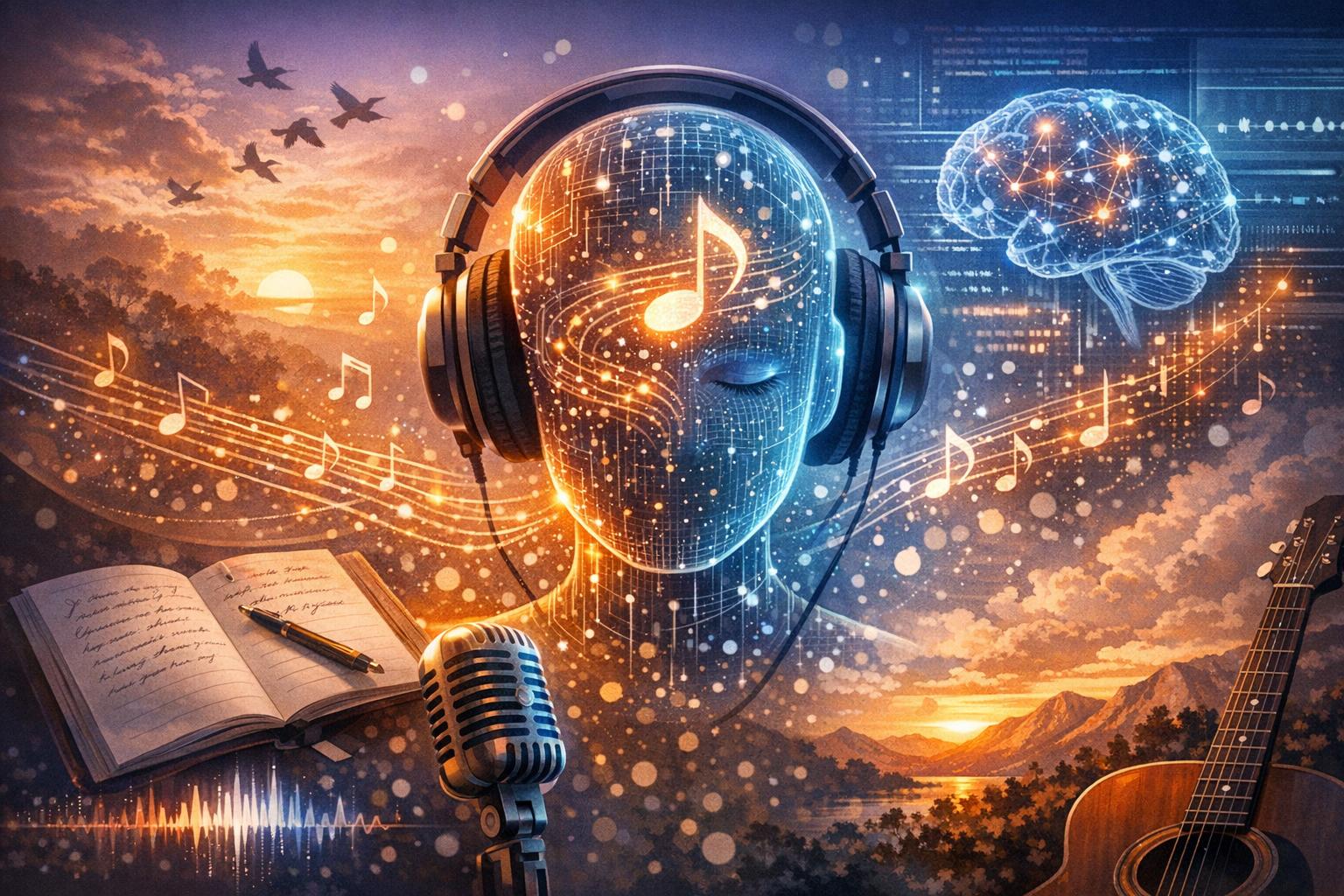 Understanding AI's Role in Crafting Meaningful Lyrics Analyzing Language Models and Creativity