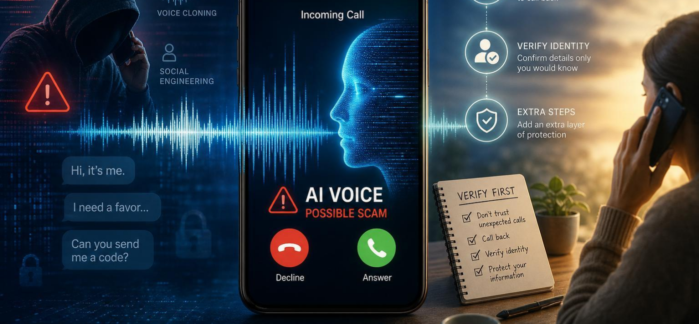 Rising AI Voice Scams Prompt Callbacks, Verification Steps