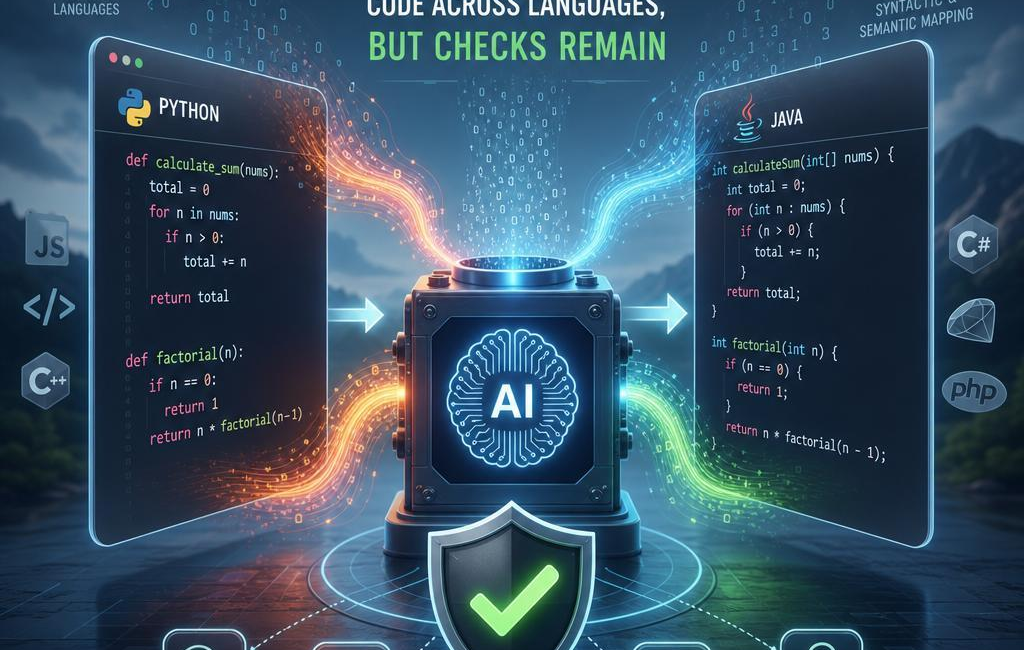 AI Can Convert Code Across Languages, But Checks Remain