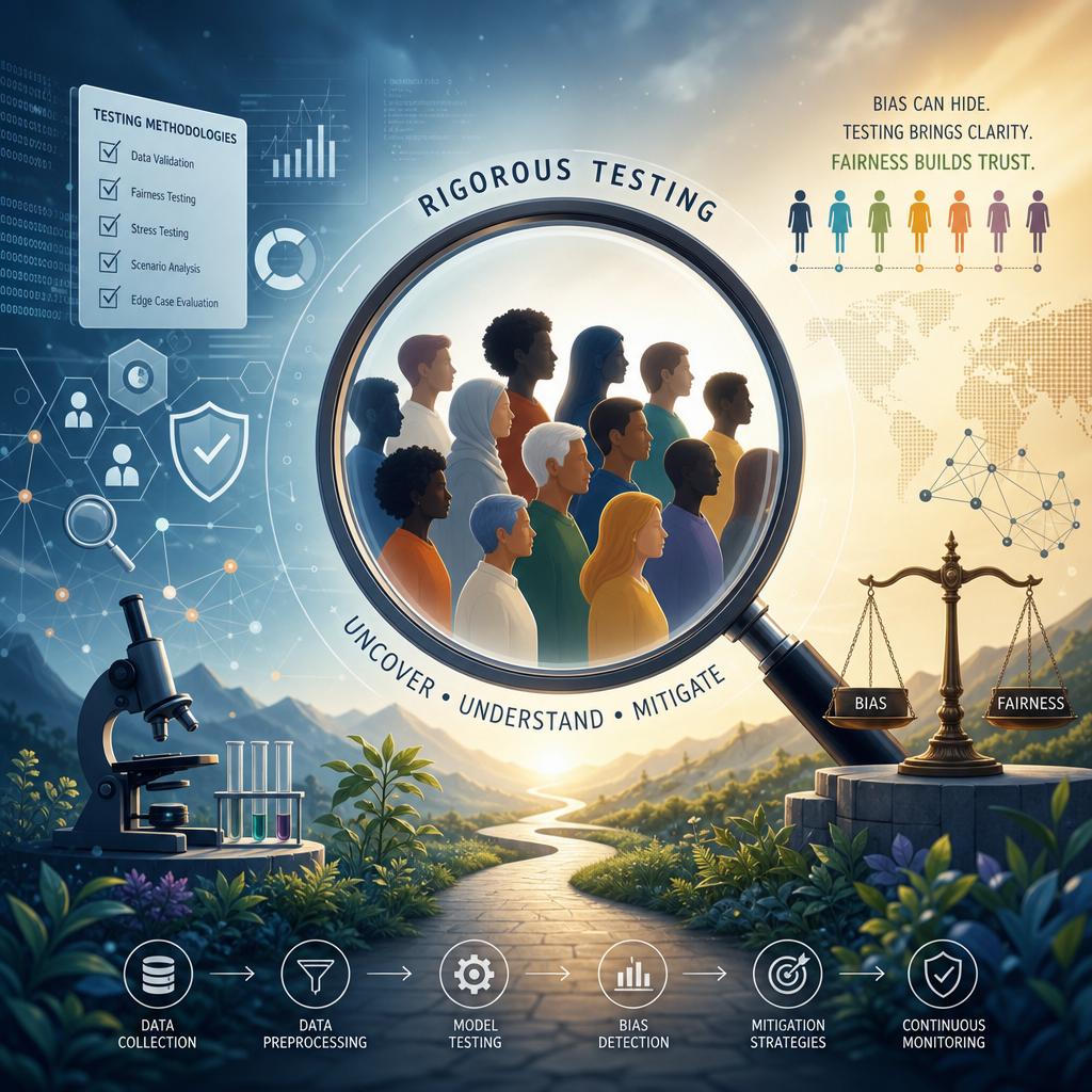 Rigorous Testing Methodologies to Uncover and Mitigate Bias