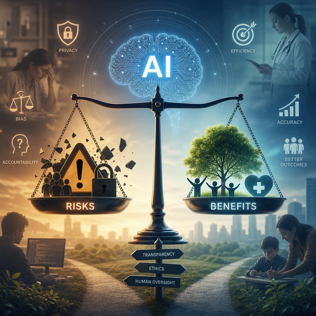 Assessing Risks and Benefits of Public AI Use in Sensitive Work Contexts