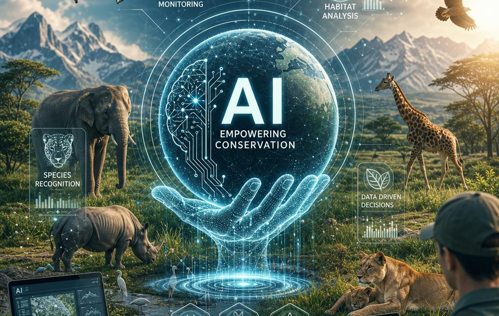 AI Empowers Conservation: Analyzing Wildlife and Environments