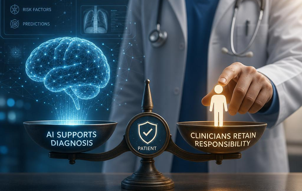 AI Supports Diagnosis, But Clinicians Retain Responsibility